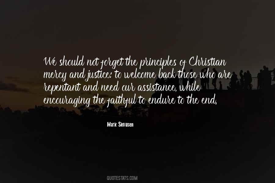 Christian Principles Quotes #681307