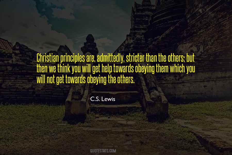Christian Principles Quotes #755954