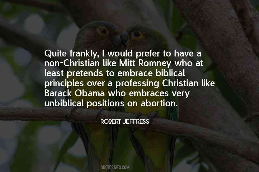 Christian Principles Quotes #910653