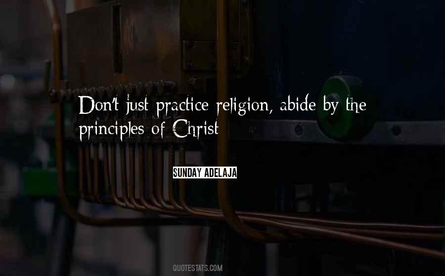 Christian Principles Quotes #955953