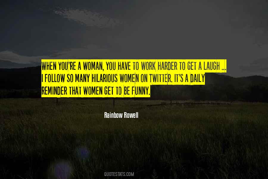 Harder For Women Quotes #1707548