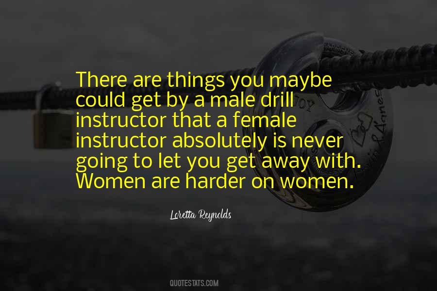 Harder For Women Quotes #431472