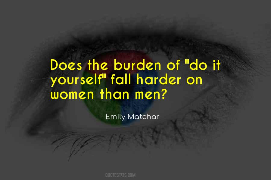 Harder For Women Quotes #571060
