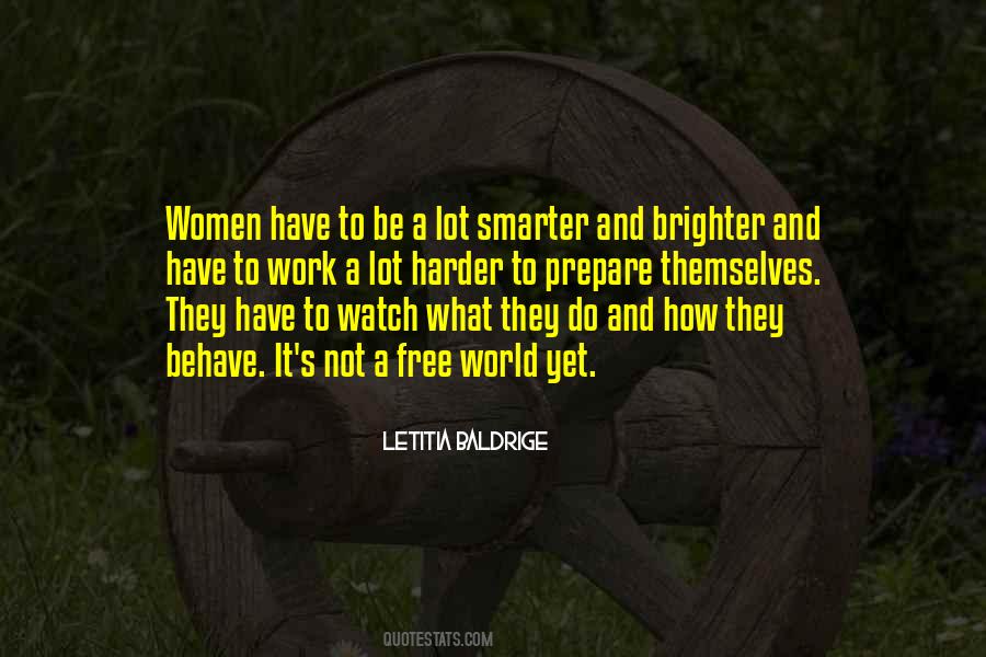 Harder For Women Quotes #821860