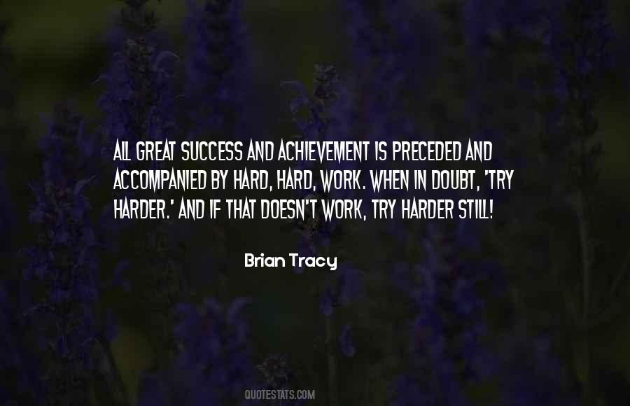 Hard Work Success Quotes #306808