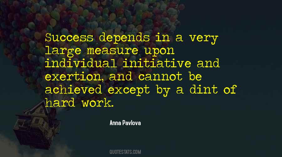 Hard Work Success Quotes #521661