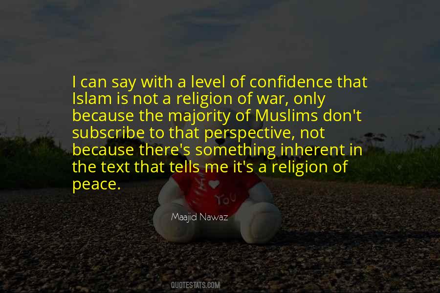 Religion Of Peace Quotes #928762