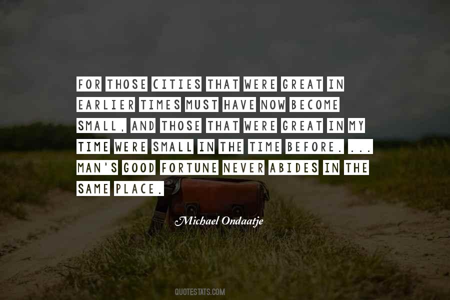 Good Cities Quotes #1202062