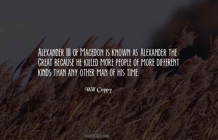 Alexander Of Macedon Quotes #167350