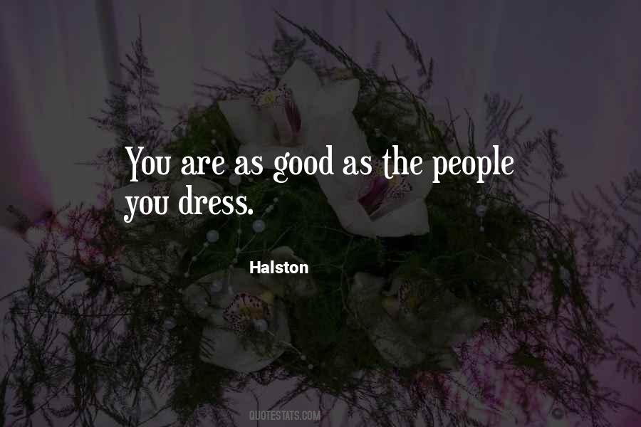 Halston Dress Quotes #1236018