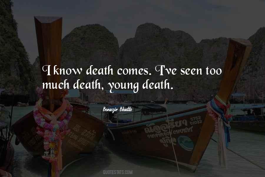 Benazir Bhutto Death Quotes #474202