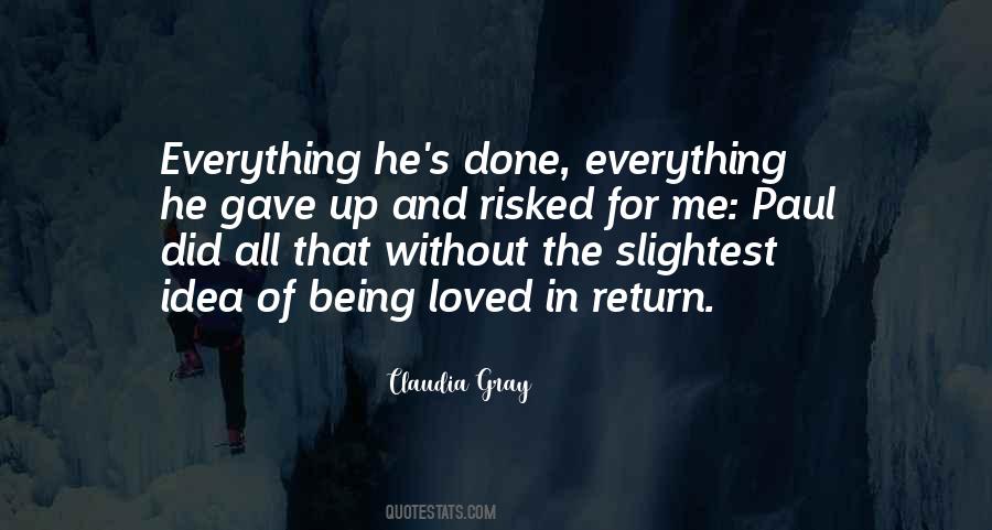 Slightest Idea Quotes #1253040