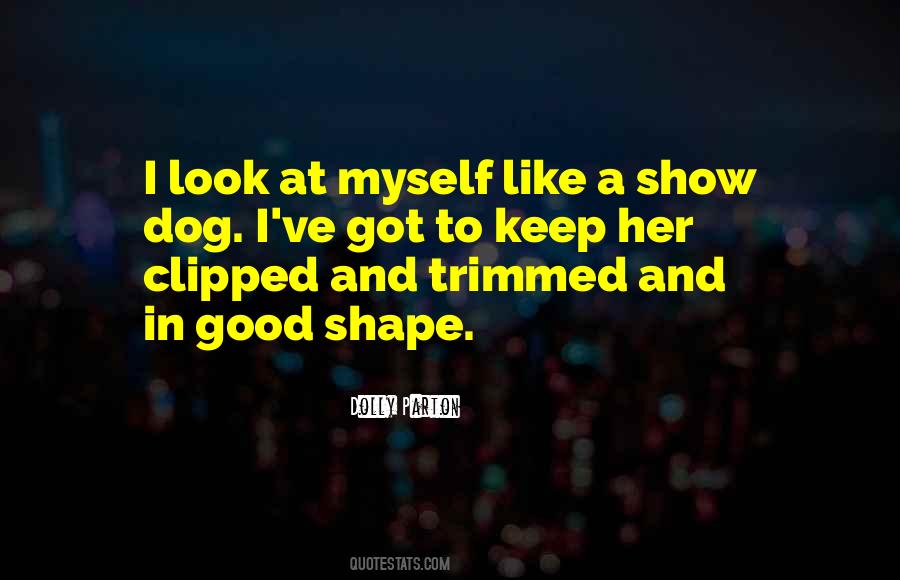 Good Shape Quotes #853189