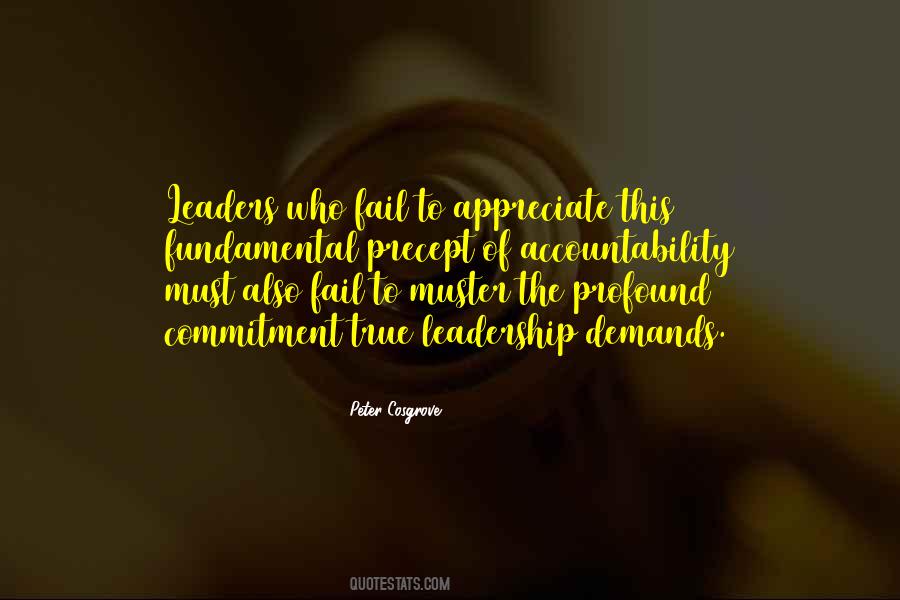 Accountability And Leadership Quotes #1087428