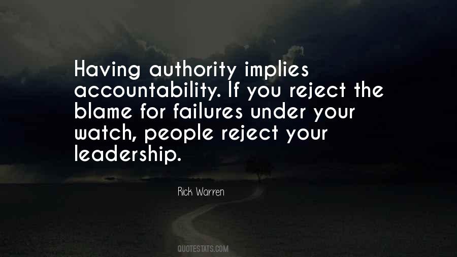 Accountability And Leadership Quotes #339987