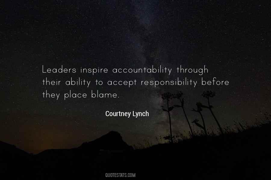 Accountability And Leadership Quotes #81861