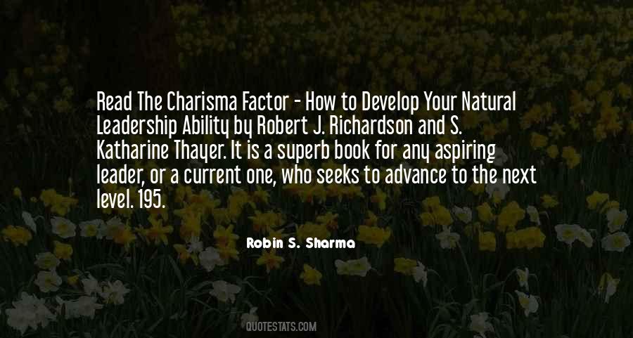 Natural Leadership Quotes #46872