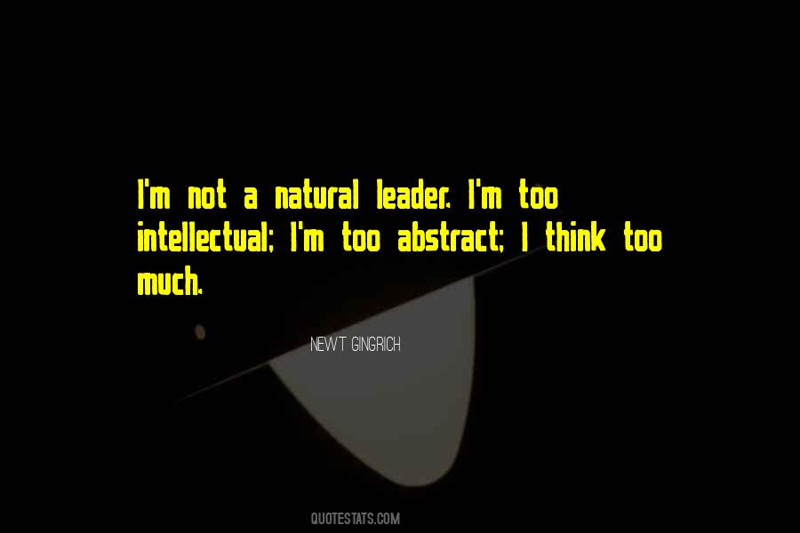 Natural Leadership Quotes #578079