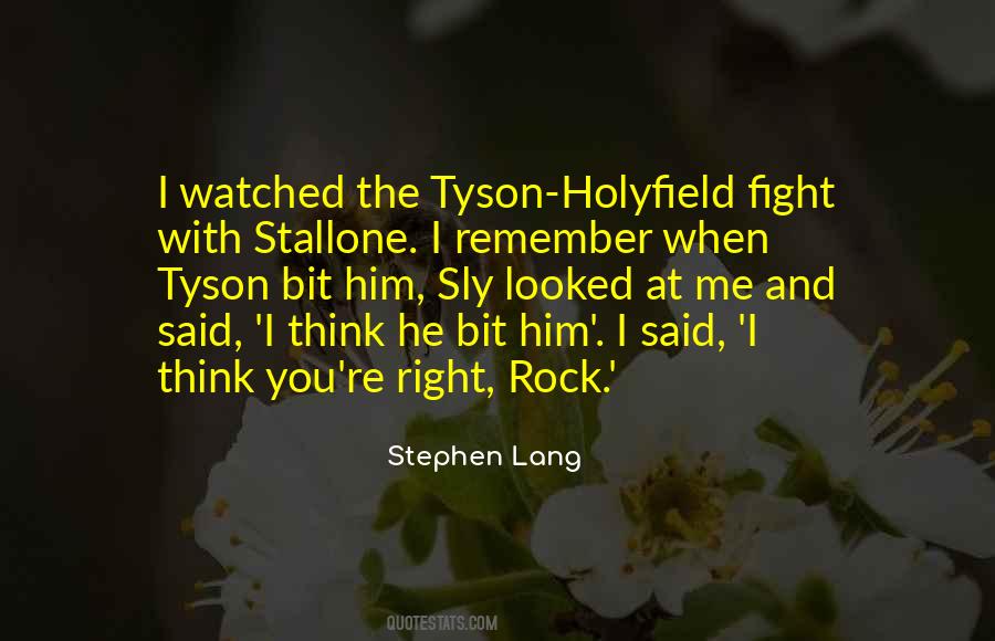 Holyfield Fight Quotes #64498