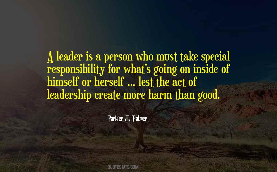 A Leader Is Quotes #48257