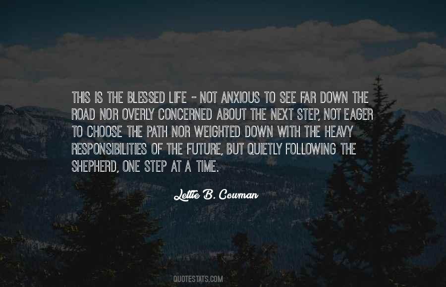 Following Your Life S Path Quotes #1016072