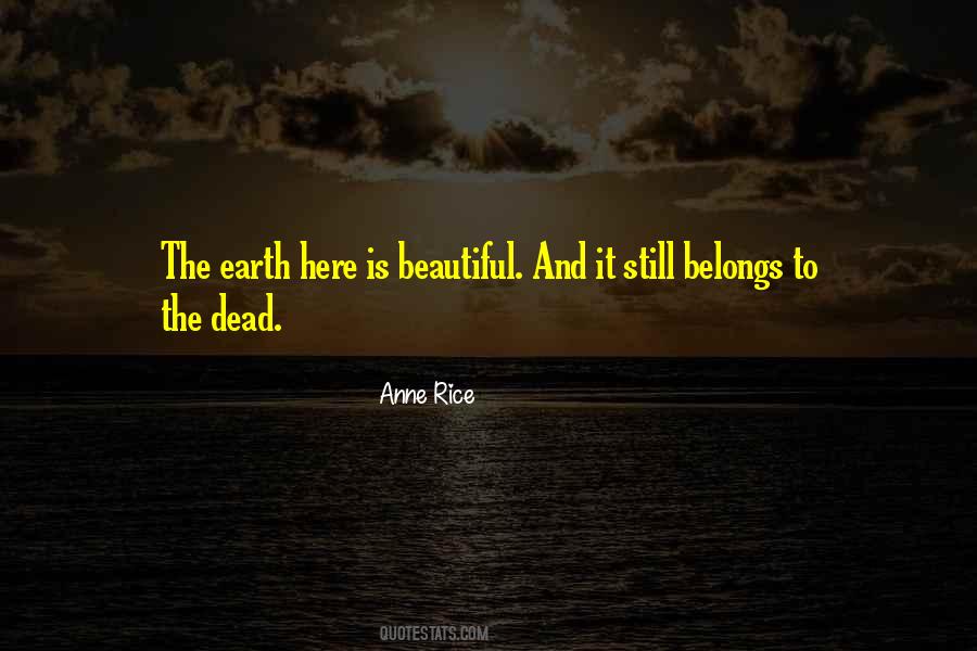 Beautiful Earth Quotes #486892