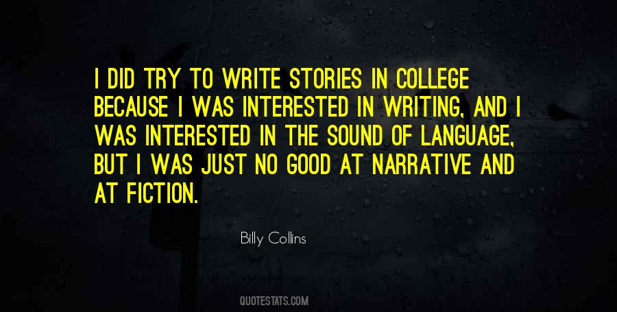 Quotes About Narrative Writing #1343453