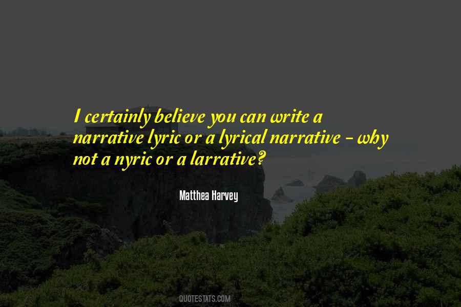 Quotes About Narrative Writing #650267