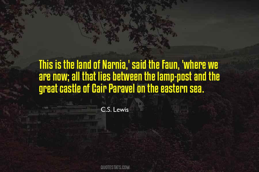 Quotes About Narnia The Lamp Post #548078