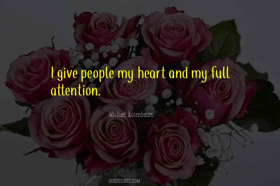 Full Attention Quotes #836634