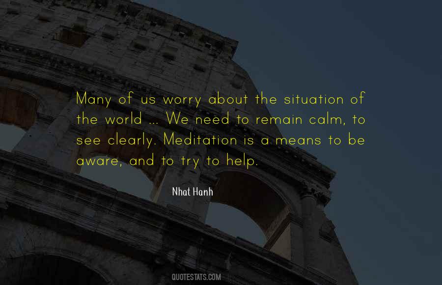 How To Remain Calm Quotes #266781