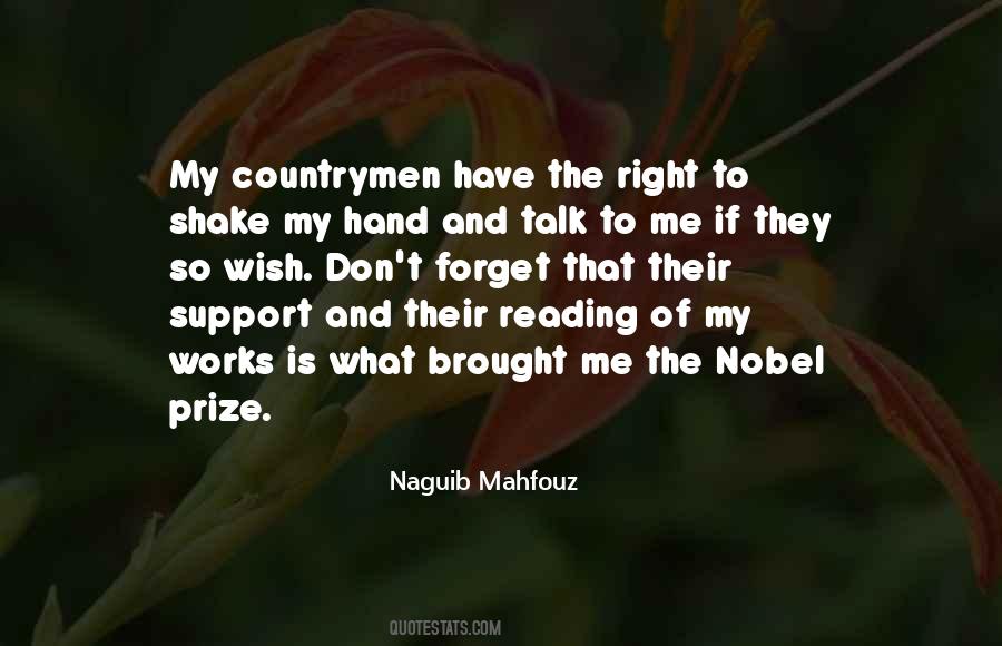 Mahfouz Nobel Quotes #898788