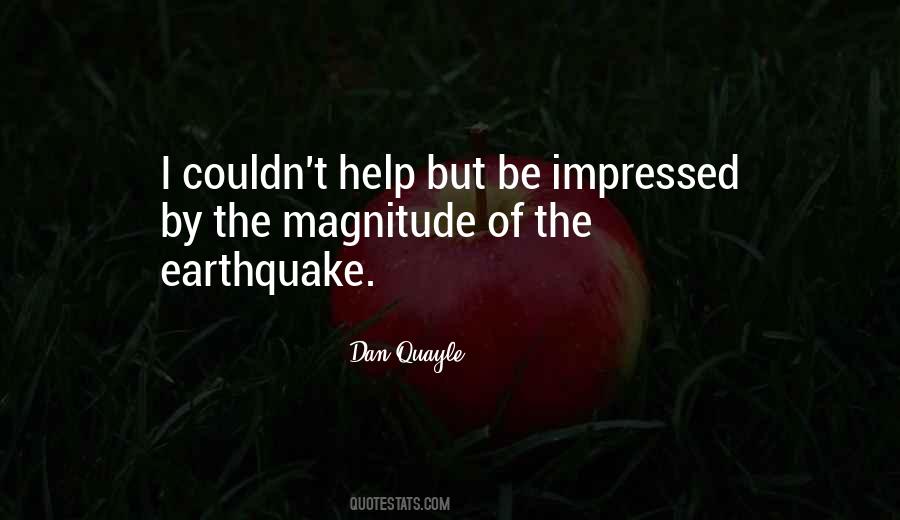 Magnitude Earthquake Quotes #1130149