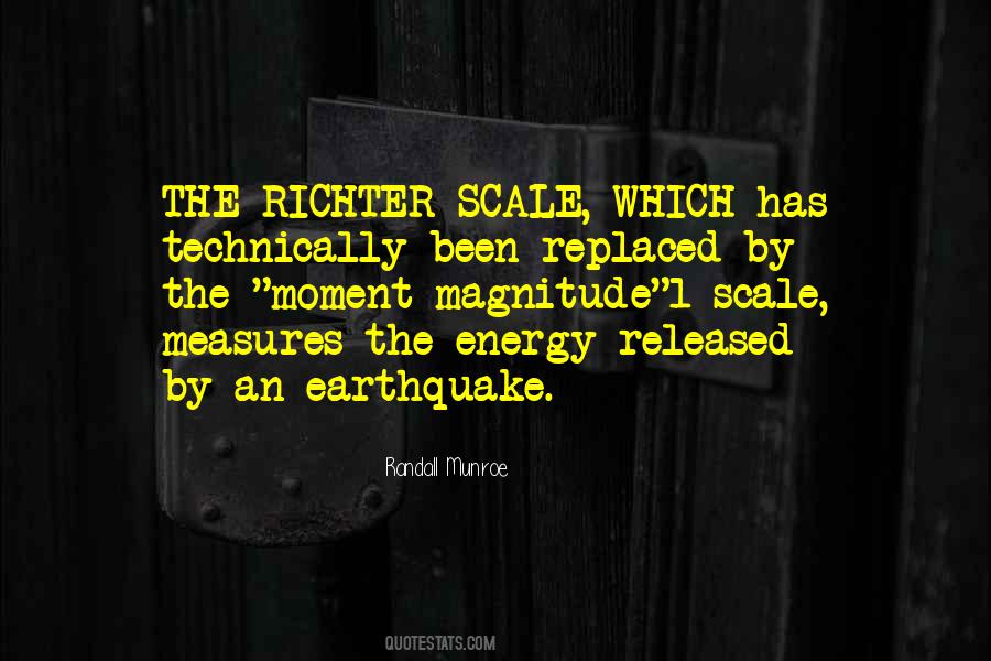 Magnitude Earthquake Quotes #495574