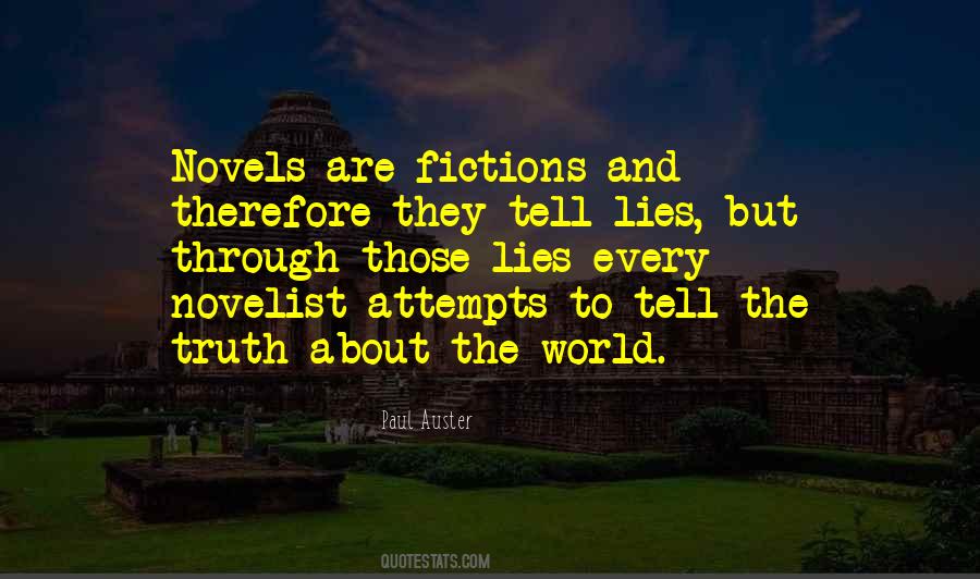 Truth About The World Quotes #1346455