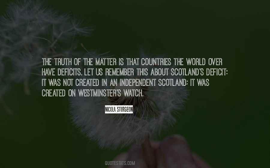 Truth About The World Quotes #1365418