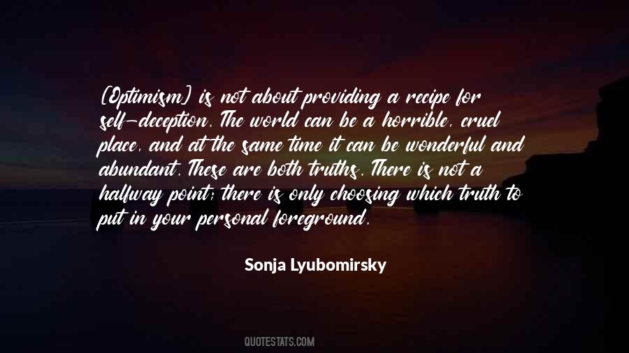 Truth About The World Quotes #831654