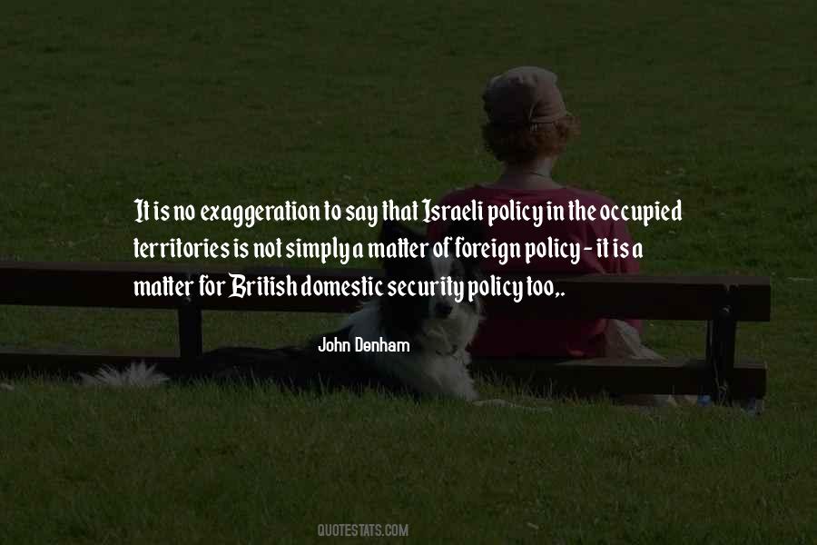 Israeli Occupied Territories Quotes #1799248