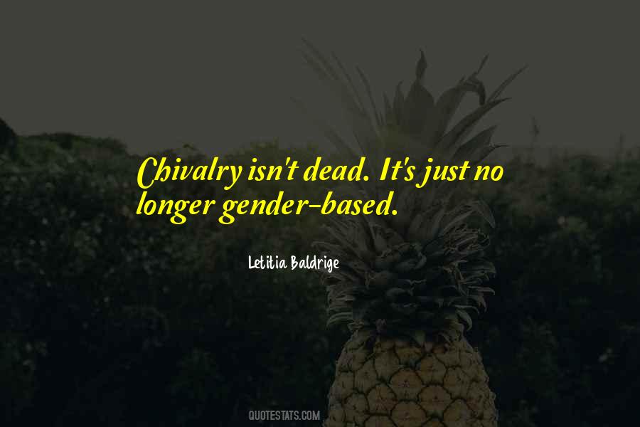 Gender Based Quotes #1201761