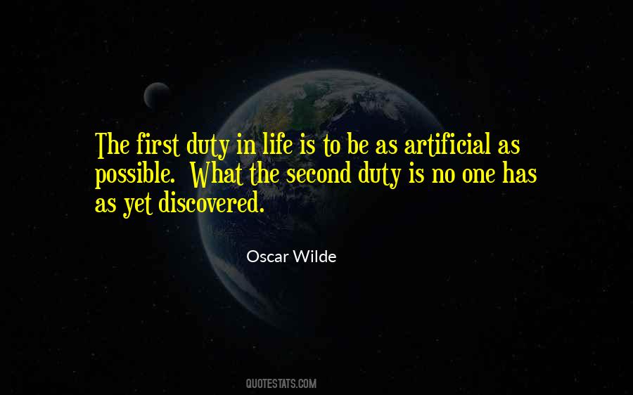 The First Duty Quotes #217405