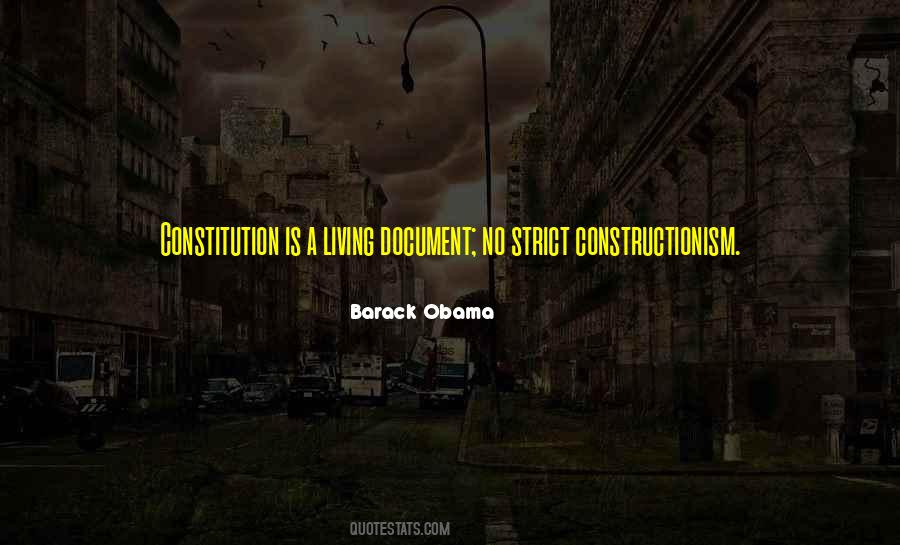 Constitution As A Living Document Quotes #1824772