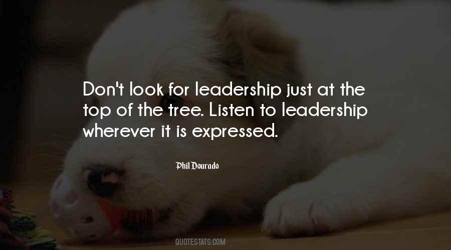 Leadership Listening Quotes #508917