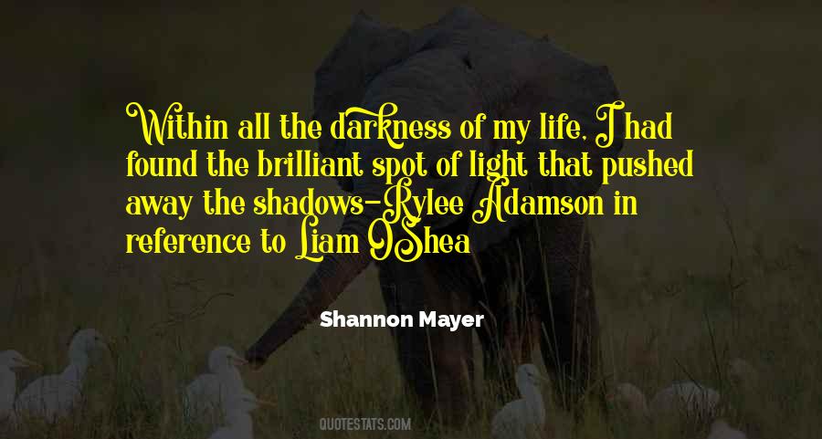 Light In The Shadows Quotes #1076035