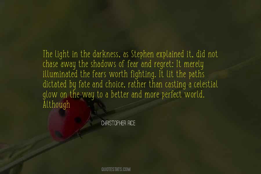 Light In The Shadows Quotes #1412535