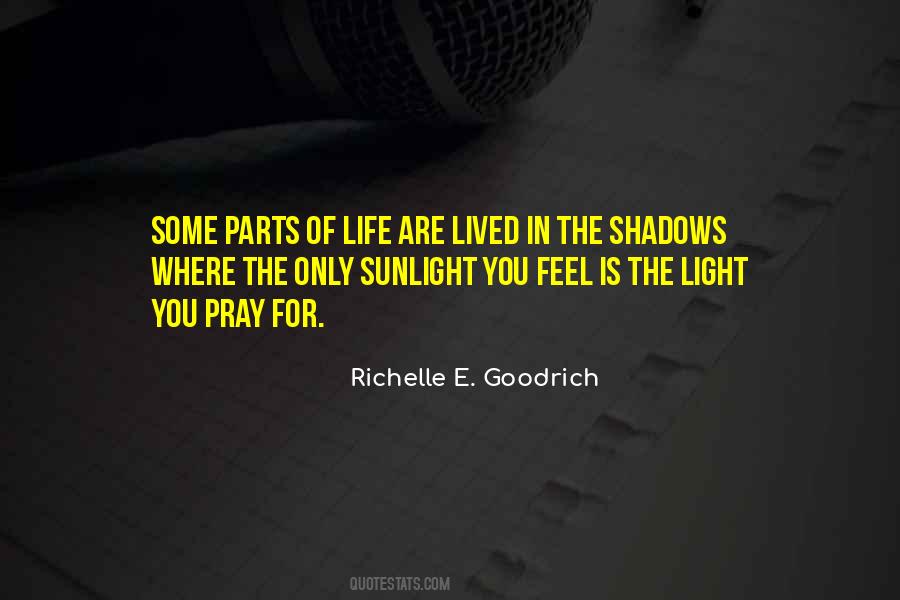 Light In The Shadows Quotes #427119