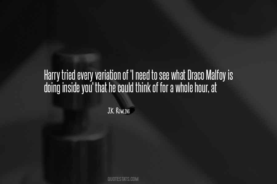 All Draco Malfoy Quotes #461821