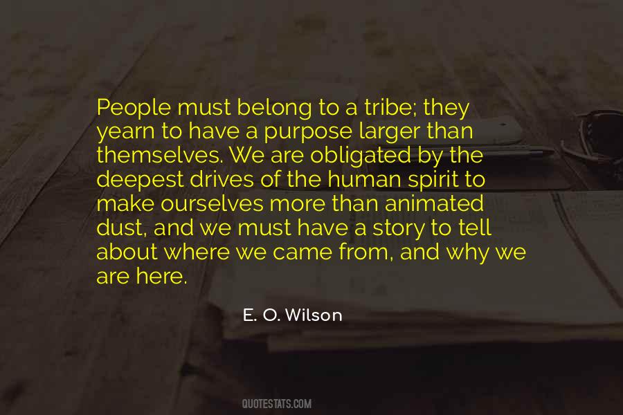 Story We Tell Ourselves Quotes #555540