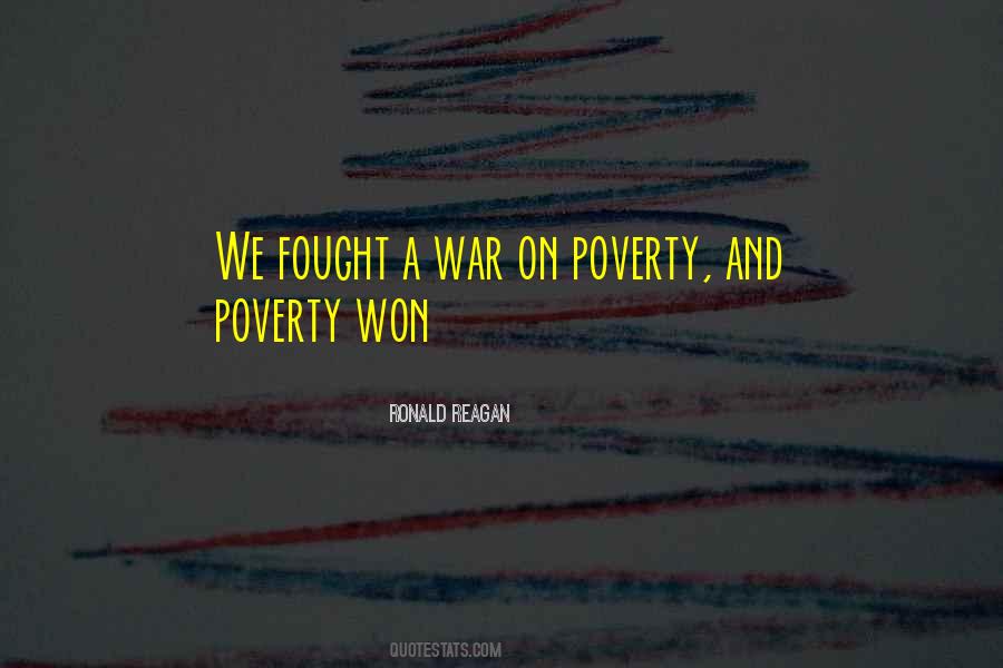 War On Poverty Quotes #1311988