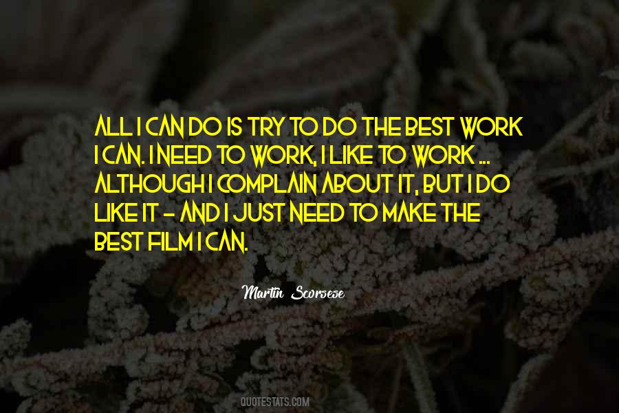 All I Can Do Is Try Quotes #1559988