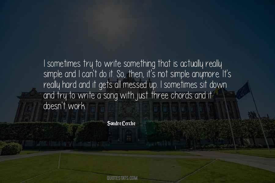 All I Can Do Is Try Quotes #540705